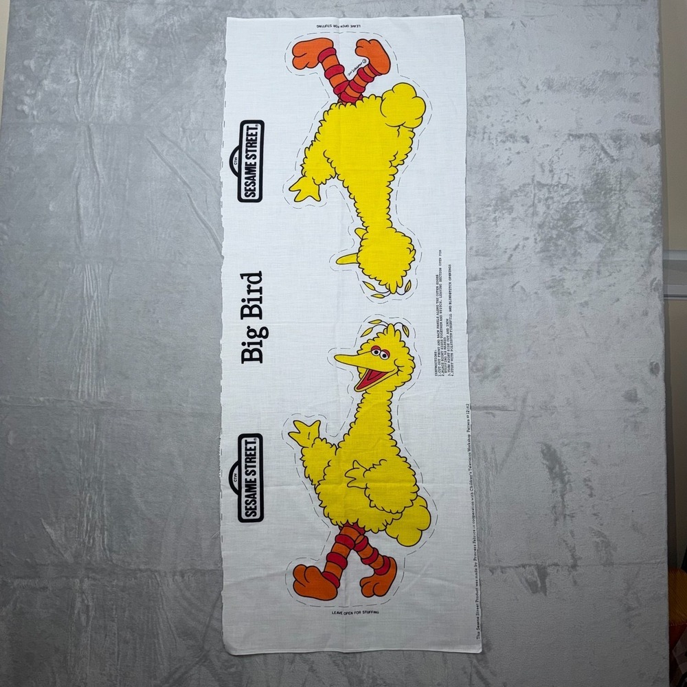 Vintage "BIG BIRD" Cut-out ~20"x10"~Children's Television Network 1983 #12142‎
